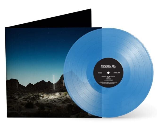 Rufus Du Sol LIVE FROM JOSHUA TREE (93624870616) New Blue Colored Vinyl LP