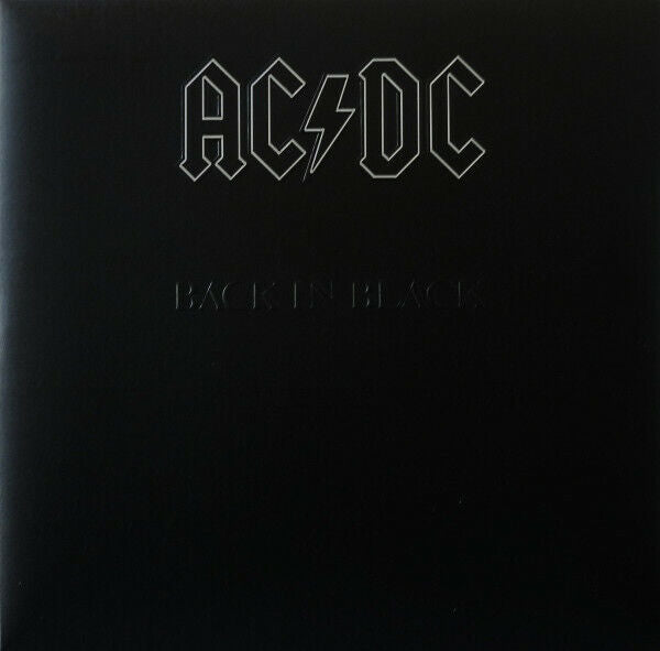 Ac/dc Back In Black 180g REMASTERED USA LP