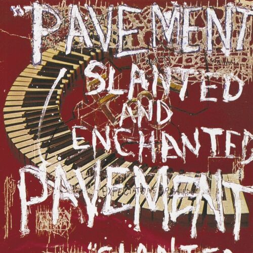 Pavement SLANTED & ENCHANTED New Red/White/Black Splatter Colored Vinyl LP