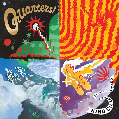 King Gizzard & Lizard Wizard QUARTERS! (ORANGE) New Recycled Colored Vinyl LP