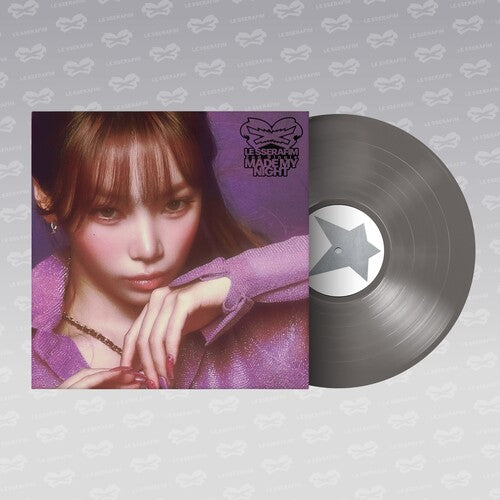 Le Sserafim MADE MY NIGHT (CHIC SILVER) New Limited Edition Colored Vinyl 12"