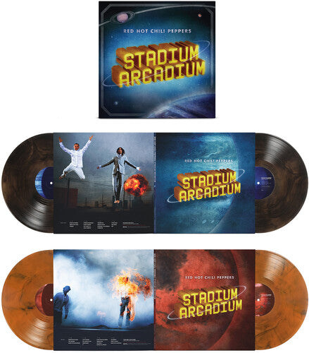 Red Hot Chili Peppers STADIUM ARCADIUM (BRWN/ORNG) RHCP New Colored Vinyl 4 LP Box