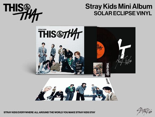 Stray Kids THIS & THAT +Poster, Bookmark, Photo Card NEW SOLAR ECLIPSE VINYL LP