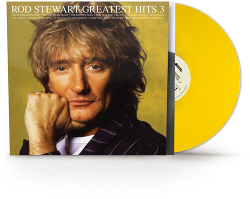Rod Stewart GREATEST HITS VOL.3 Best Of NEW LIMITED YELLOW COLORED VINYL LP