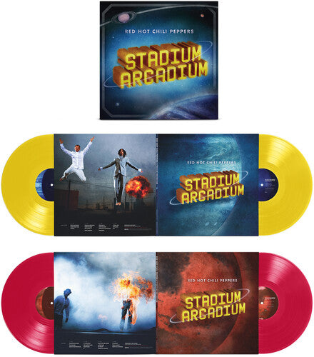 Red Hot Chili Peppers STADIUM ARCADIUM (RED/YLW) RHCP New Colored Vinyl 4 LP Box