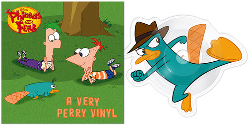 Phineas & Ferb: Perry The Platypus LIMITED New Shaped Vinyl 10" Picture Disc