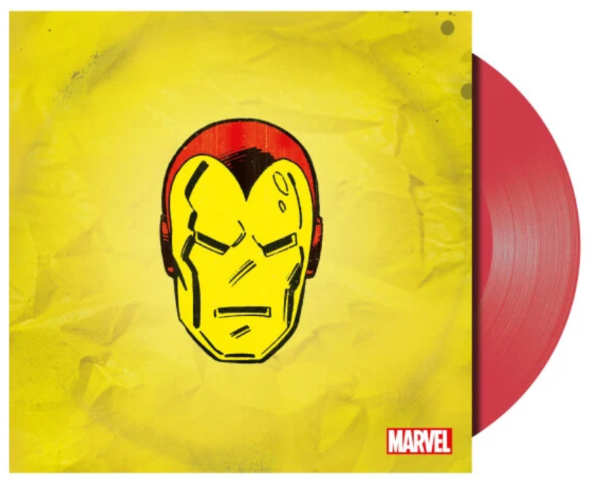 Marvel Chorus IRON MAN (1966 THEME) New Limited Red Colored Vinyl 7" Single