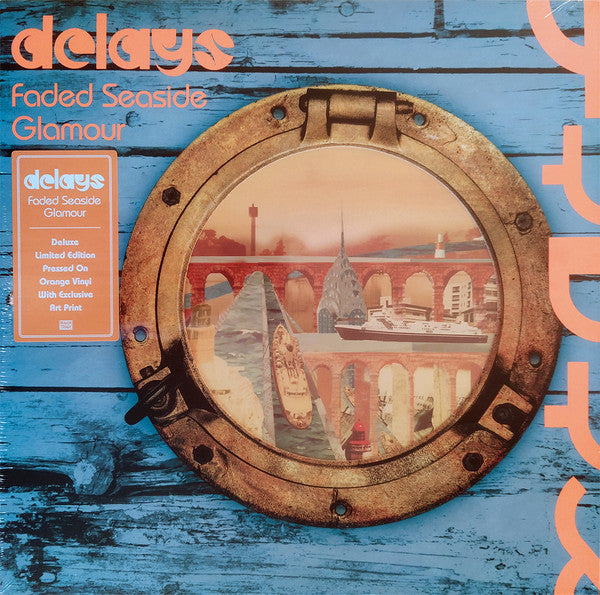 Delays FADED SEASIDE GLAMOUR New Sealed Limited Orange Colored Vinyl Record LP