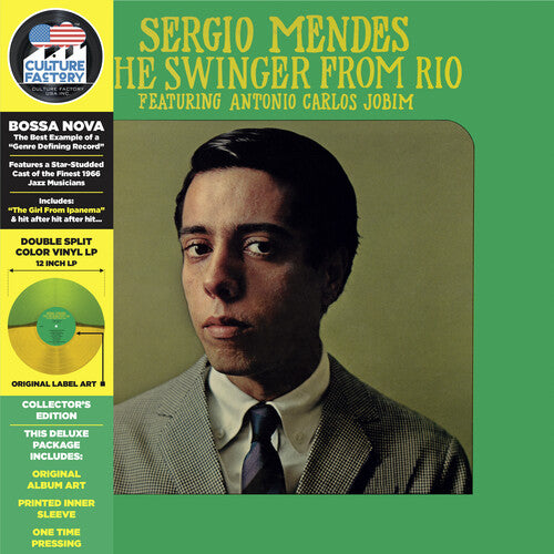 Sergio Mendes THE SWINGER FROM RIO New Green/Yellow Colored Vinyl LP