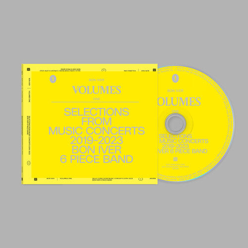 Bon Iver VOLUMES ONE SELECTIONS FROM MUSIC CONCERTS 2019-2023 New Sealed CD