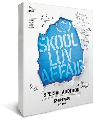 BTS Skool Luv Affair (Special Addition) +PHOTO BOOK & PHOTOCARD New CD + 2 DVD
