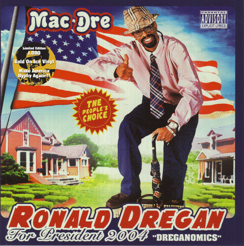 Mac Dre RONALD DREGAN - DREGANOMICS New Limited Edition Gold Colored Vinyl 2 LP