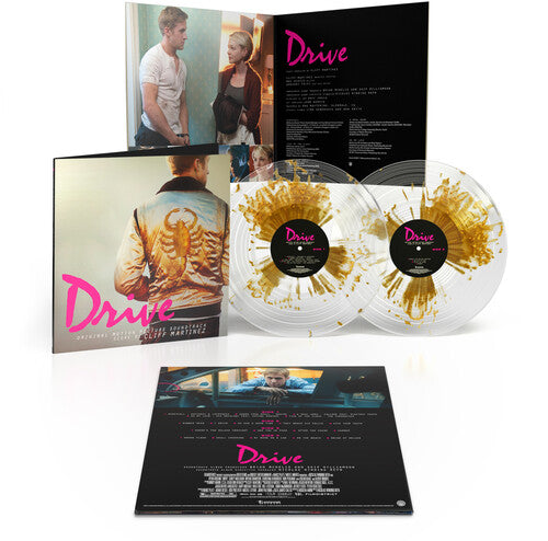 Drive ORIGINAL MOVIE SOUNDTRACK Cliff Martinez NEW CLEAR/GOLD COLORED VINYL LP