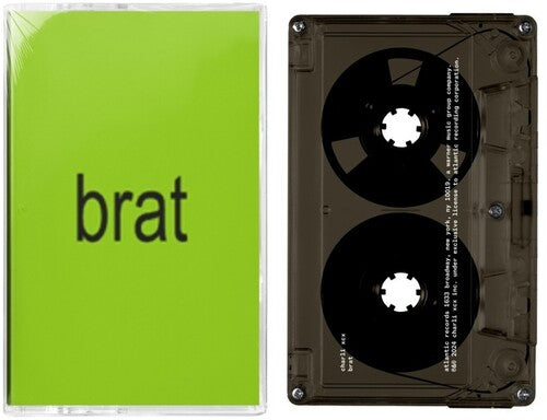Charli XCX BRAT New Sealed Translucent Black Cassette Tape