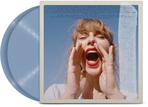 Taylor Swift 1989 (TAYLOR'S VERSION) New Crystal Skies Blue Colored Vinyl 2 LP