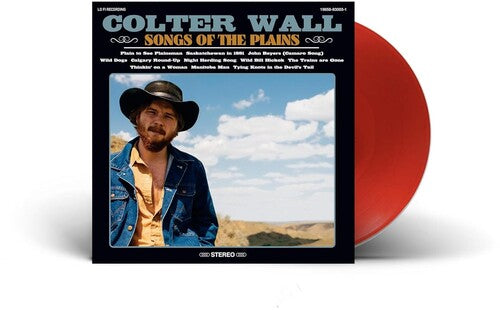 Colter Wall SONGS OF THE PLAINS (196588300318) New Limited Red Colored Vinyl LP
