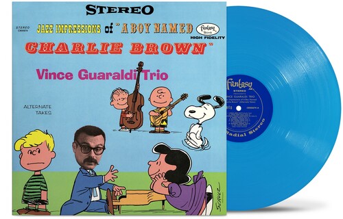 Vince Guaraldi JAZZ IMPRESSIONS OF CHARLIE BROWN RSD 2025 New Blue Vinyl LP