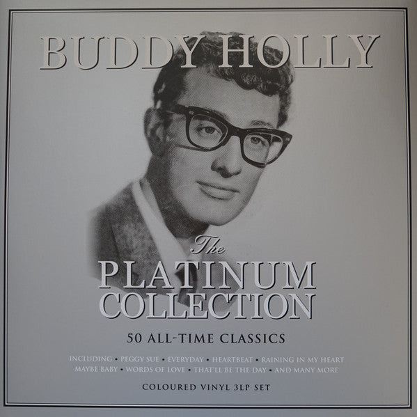 Buddy Holly THE PLATINUM COLLECTION Limited Edition New Sealed WHITE VINYL 3 LP