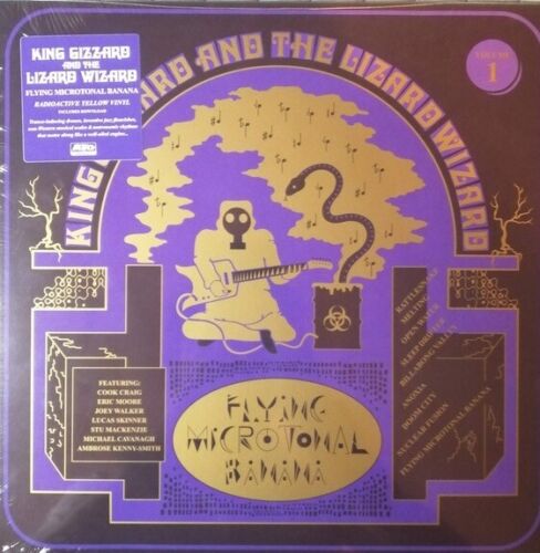 King Gizzard FLYING MICROTONAL BANANA (RADIOACTIVE YELLOW) LIMITED New Colored Vinyl LP