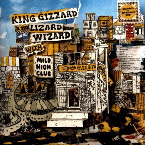 King Gizzard & Mile High Club SKETCHES OF BRUNSWICK New Sealed Colored Vinyl LP