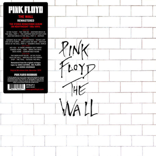 Pink Floyd THE WALL (EU) 180g REMASTERED Gatefold NEW SEALED VINYL RECORD 2 LP