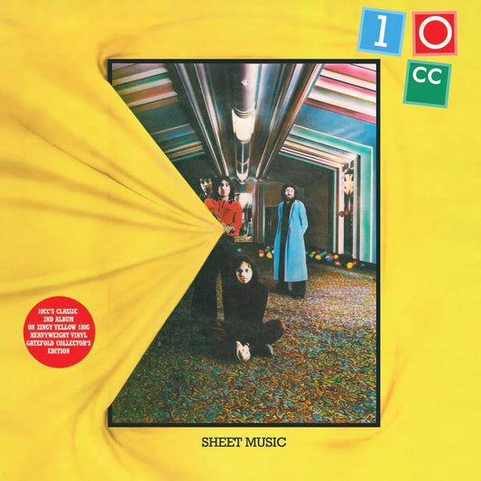 10cc Sheet Music 180g YELLOW VINYL LP