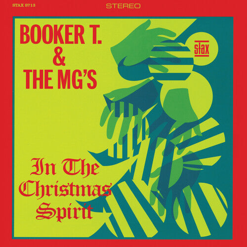 Booker T & MGs IN THE CHRISTMAS SPIRIT Classic R&B Holiday Songs CLEAR VINYL LP