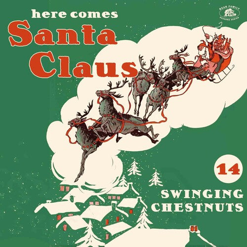 Here Comes Santa Claus VARIOUS ARTISTS Christmas Music +CARD Colored Vinyl LP