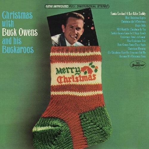 Buck Owens CHRISTMAS WITH BUCK &HIS BUCKAROOS Holiday Music RED COLORED VINYL LP