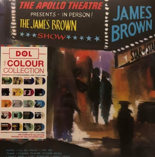 James Brown LIVE AT THE APOLLO (DOL1082HB) 180g New Blue Colored Vinyl LP