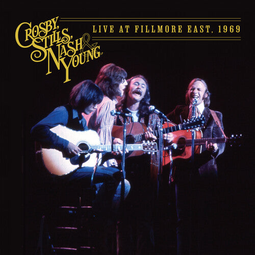 Crosby, Stills & Nash LIVE AT FILLMORE EAST, 1969 New Sealed Clear Vinyl 2 LP