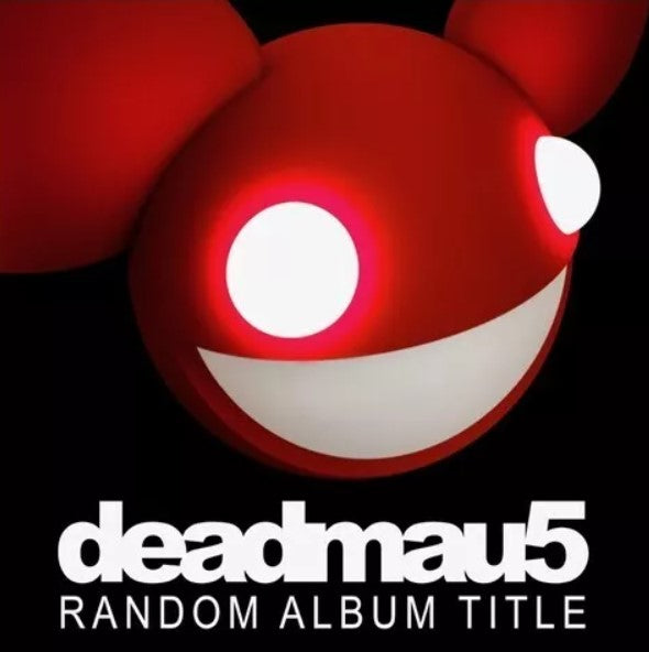 Deadmau5 RANDOM ALBUM TITLE New Sealed Red Colored Vinyl Record 2 LP