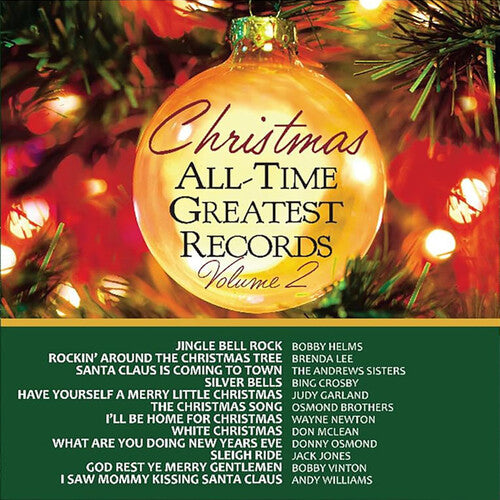 Christmas All-time Greatest Records, Vol. 2 VARIOUS Best Of NEW BLACK VINYL LP