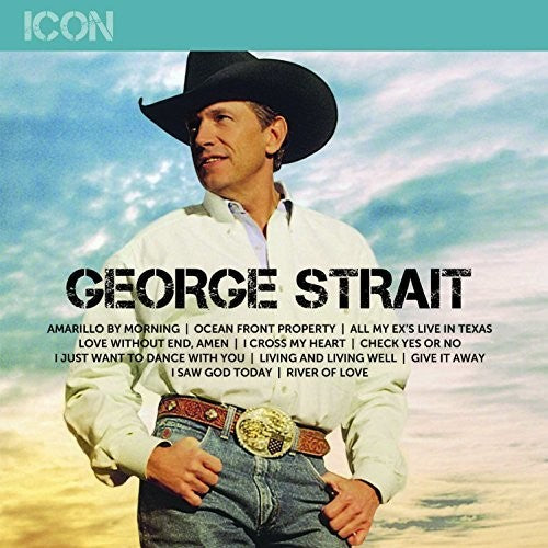 George Strait ICON Best Of 11 Essential Songs GREATEST HITS New Black Vinyl LP