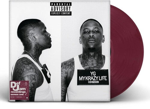 YG My Krazy Life LIMITED EDITION New Sealed Burgundy Colored Vinyl Record 2 LP