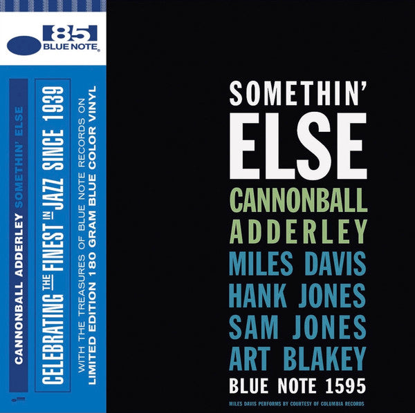 Cannonball Adderley SOMETHIN' ELSE (602458592139) New Blue Colored Vinyl LP