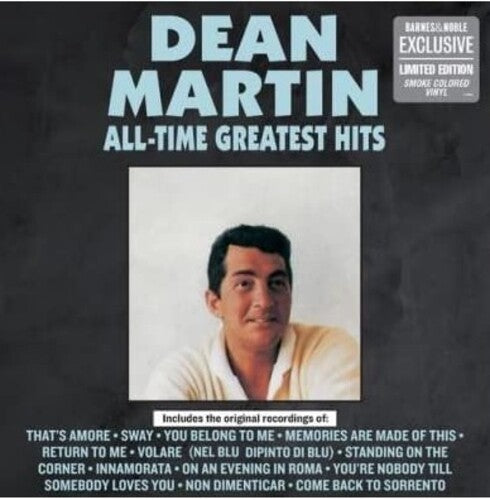 Dean Martin ALL-TIME GREATEST HITS Best Of 12 Songs NEW B&N COLORED VINYL LP