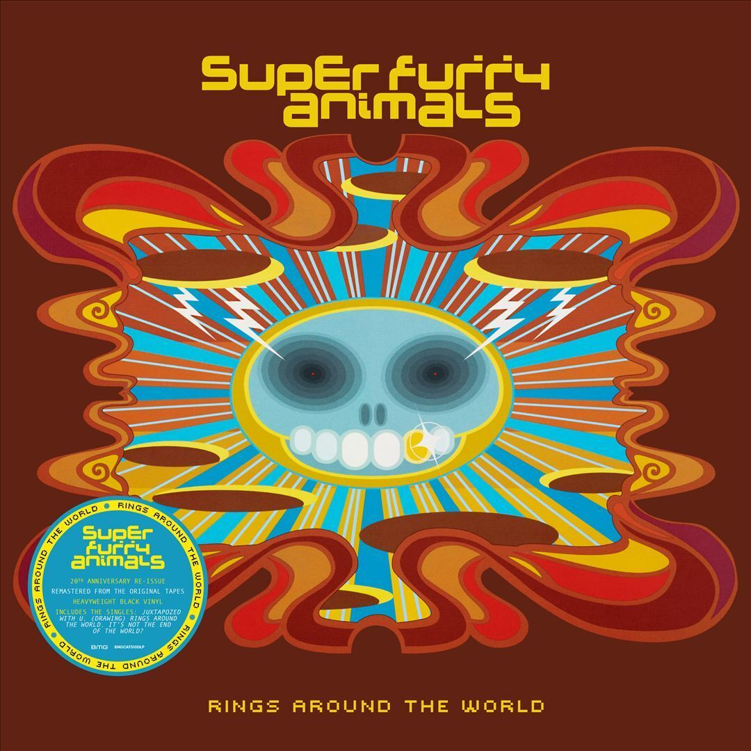 Super Furry Animals RINGS AROUND THE WORLD Remastered NEW BLACK VINYL 2 LP