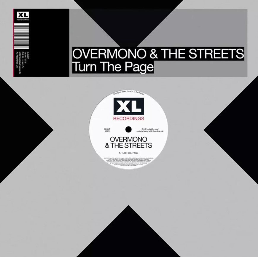 Overmono & The Streets TURN THE PAGE New Sealed Etched Vinyl Record 12"