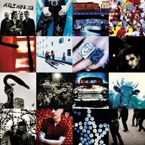 U2 Achtung Baby 180g 20th Anniversary Edition REMASTERED New Black Vinyl 2 LP
