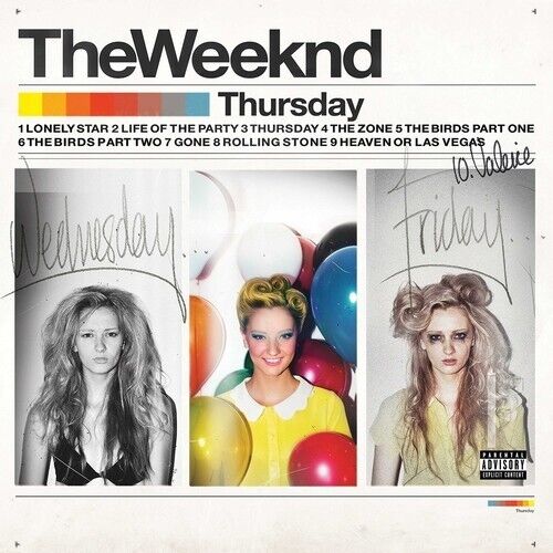 The Weeknd THURSDAY Republic Records NEW SEALED BLACK VINYL RECORD 2 LP