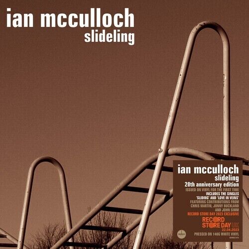 Ian McCulloch SLIDELING Limited Edition RSD 2023 New White Colored Vinyl LP