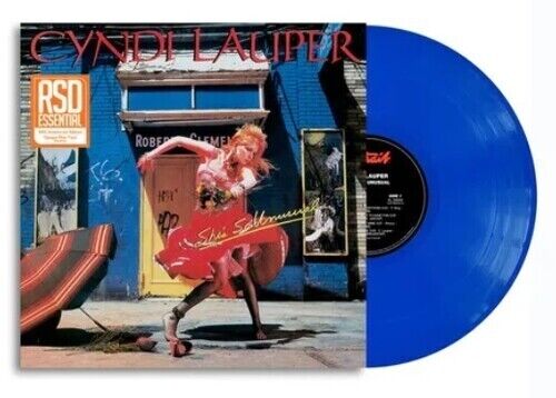 Cyndi Lauper SHE'S SO UNUSUAL 40th Anniversary NEW LIMITED BLUE COLORED VINYL LP