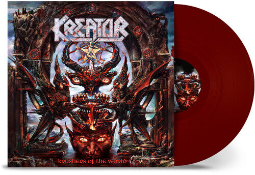 Kreator KRUSHERS OF THE WORLD Limited Indie Exclusive NEW RED COLORED VINYL LP