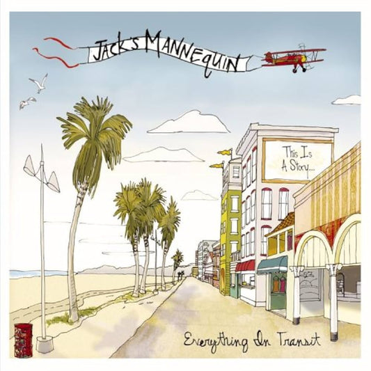 Jack's Mannequin EVERYTHING IN TRANSIT (CLEAR/BLUE) New Limited Colored Vinyl LP