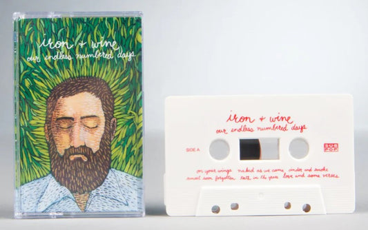 Iron & Wine OUR ENDLESS NUMBERED DAYS New White Cassette Tape