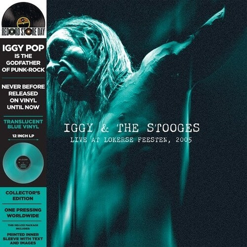 Iggy & The Stooges LIVE AT LOKERSE FEESTEN 2005 New Sealed Blue Colored Vinyl LP