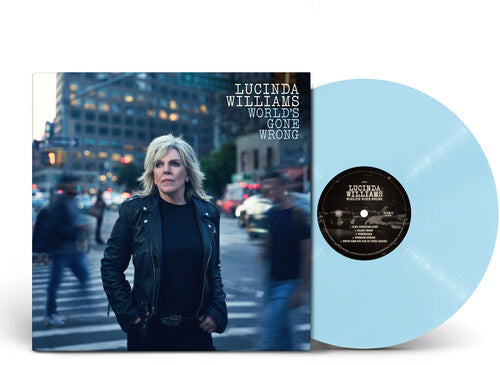 Lucinda Williams WORLD'S GONE WRONG New Limited IEX Sky Blue Colored Vinyl LP