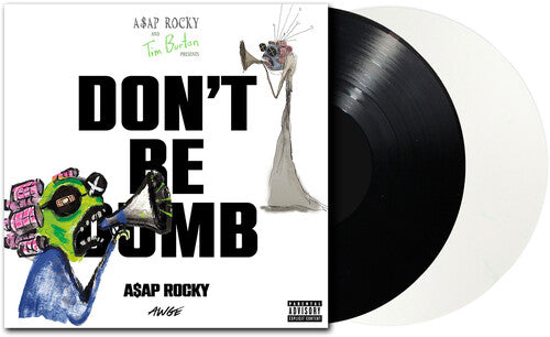 A$AP Rocky DON'T BE DUMB New Sealed Black/White Colored Vinyl Record 2 LP