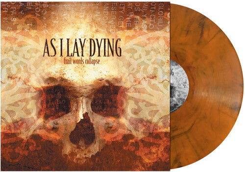 As I Lay Dying FRAIL WORDS COLLAPSE New Limited Orange Smoke Colored Vinyl LP